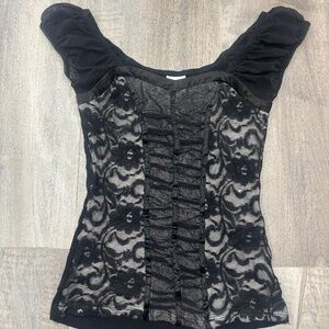whimsigoth lace top